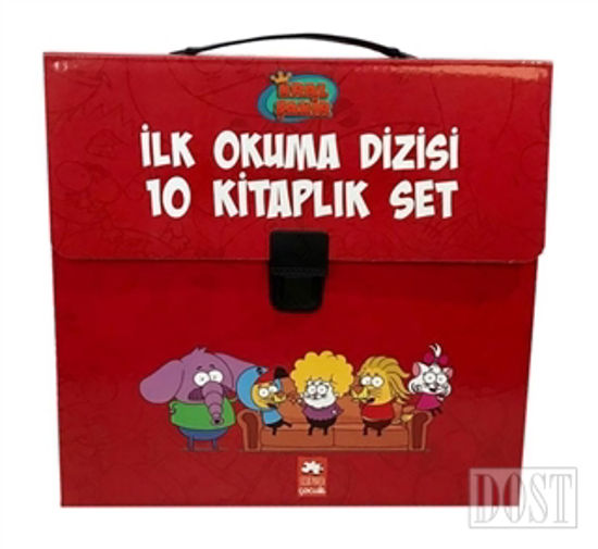 Kral Şakir İlk Okuma Kitapları Çantalı Set (10 Kitap Takım) - Kırmızı